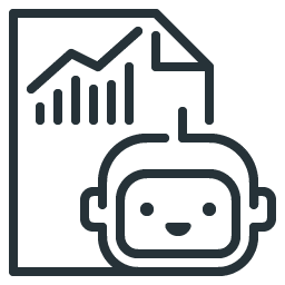 Icon Artificial Intelligence, Ai, Graph, Chart, Growth