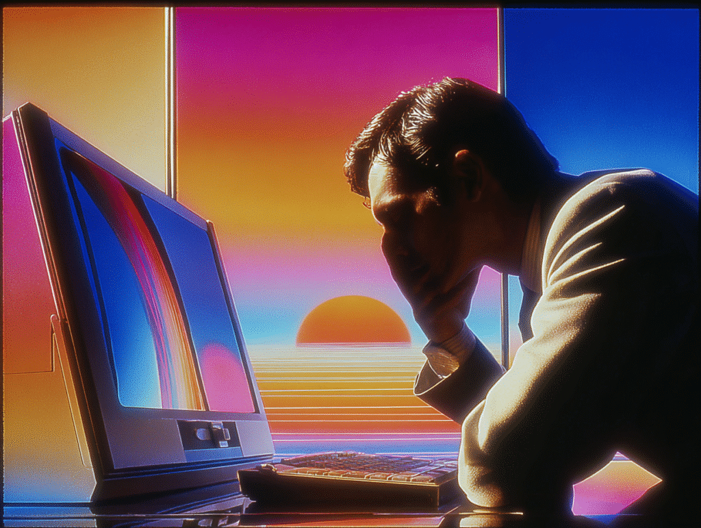 Elcacheto un homme regardant un ordinateur avec un air complt 25ae363b f167 48db ab75 ab5813f4ac5e